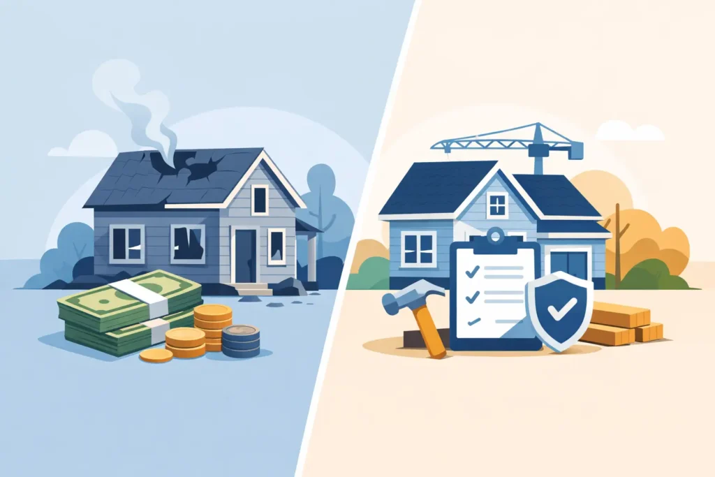 Actual Cash Versus Replacement Cost Explained